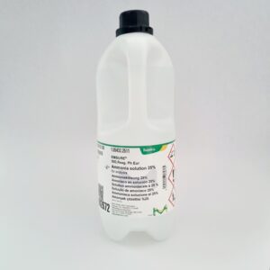 AMONIACO EN SOLUCION AL 25% P.A. X 2.5 LITROS MERCK