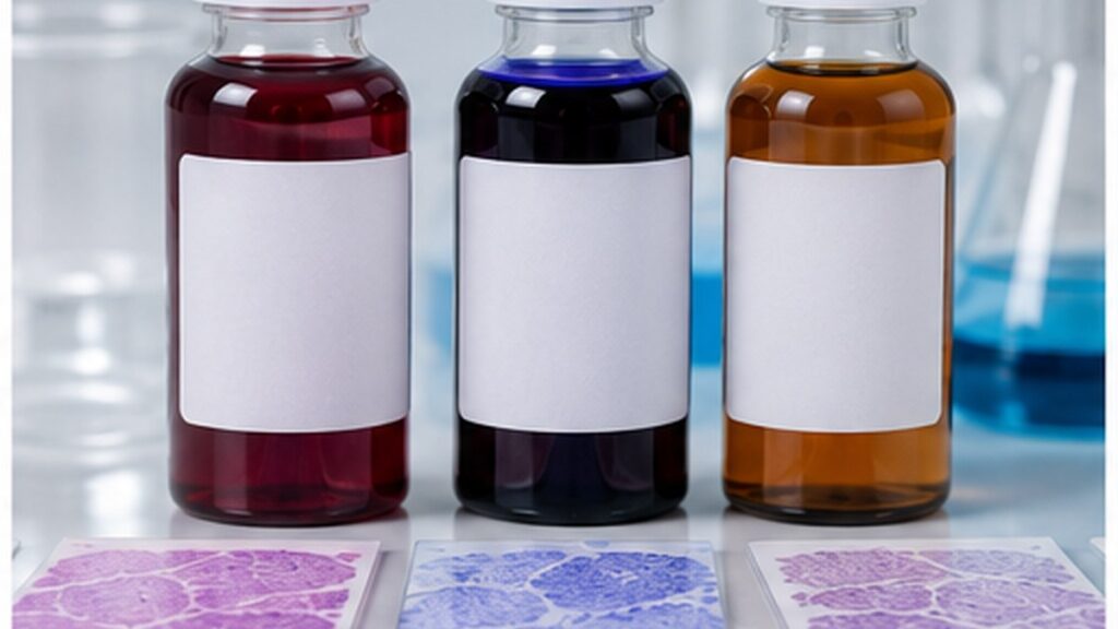Colorantes para histología en laboratorio de patología